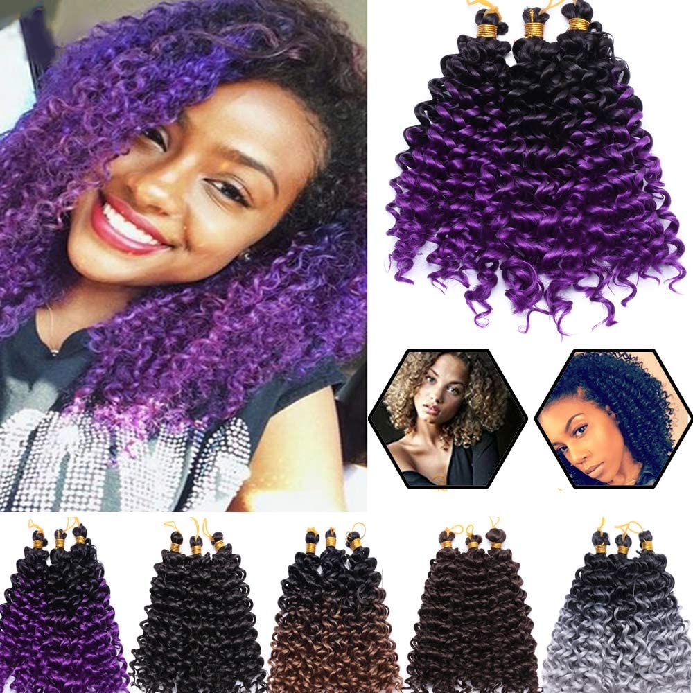 Amazon.com : Hairro Crochet Hair Extensions 8 Inch Water Wave